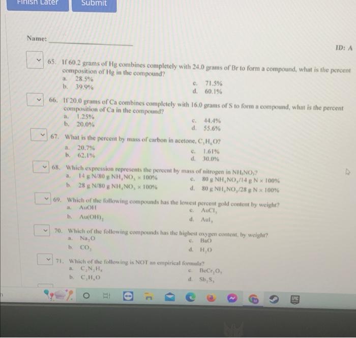 45 In An S Orbital The Probability Of Finding An Electron A Particular Distance From The Nucleus Does Not On A A Quan 5