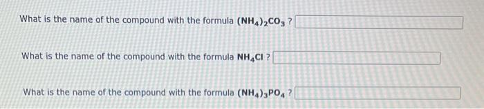 What Is The Name Of The Compound With The Formula Agcl What Is The Name Of The Compound With The Formula Nii2 What I 7