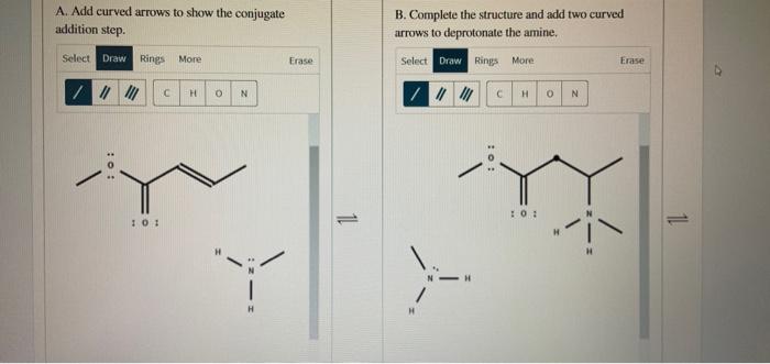 Complete The Mechanism For The Given Conjugate Addition Reaction Carefully Follow The Directions Ch3 Ch Ch Co2 Ch3 Nh 2