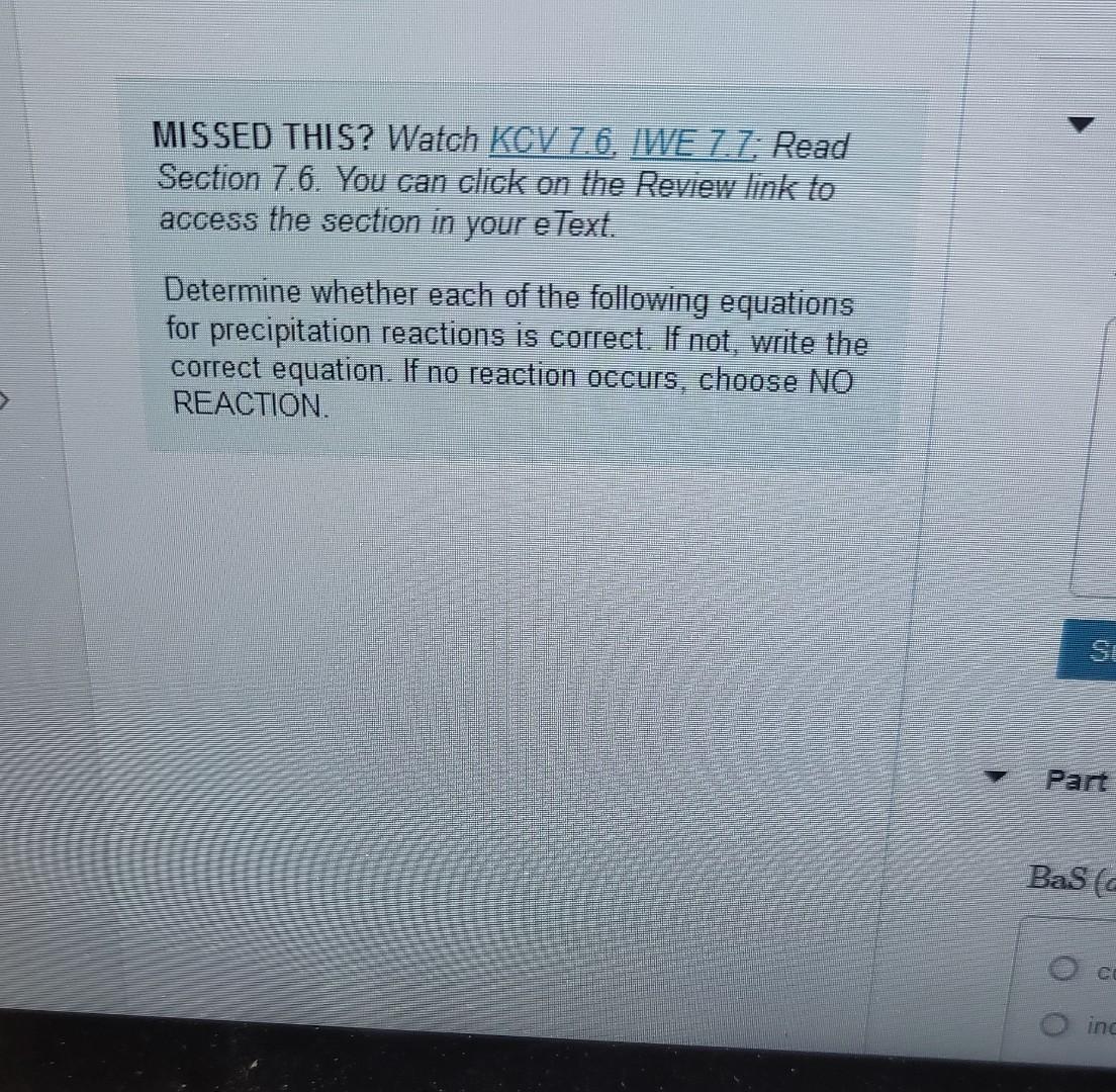 Missed This Watch Kcv 7 6 Iwe 7 7 Read Section 7 6 You Can Click On The Review Link To Access The Section In Your Et 1
