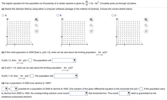 The Direction Field For Oxy Is Shown To Thenght A Verily That The Straight Lines Y Txare Solution Curves Provided B 2