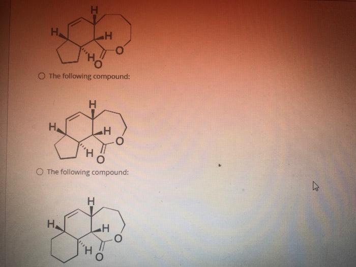 What Is The Diels Alder Adduct For The Reaction The Following Compound The Following Compound The Following Compound 2