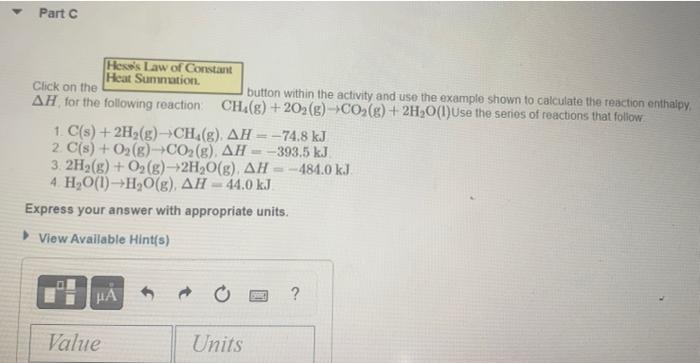 Ickex The Expeess Your Answer To Four Significant Figures And Inelude The Appropriate Unats Hersis Law Of Constant Heat 3