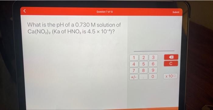 The Ph For 0 0850m Solution Of C4 H3 Ch2 Cooh Is 2 68 Determine The Value Of Ka For C2 H1 Ch2 Cooh Based On The Given 3