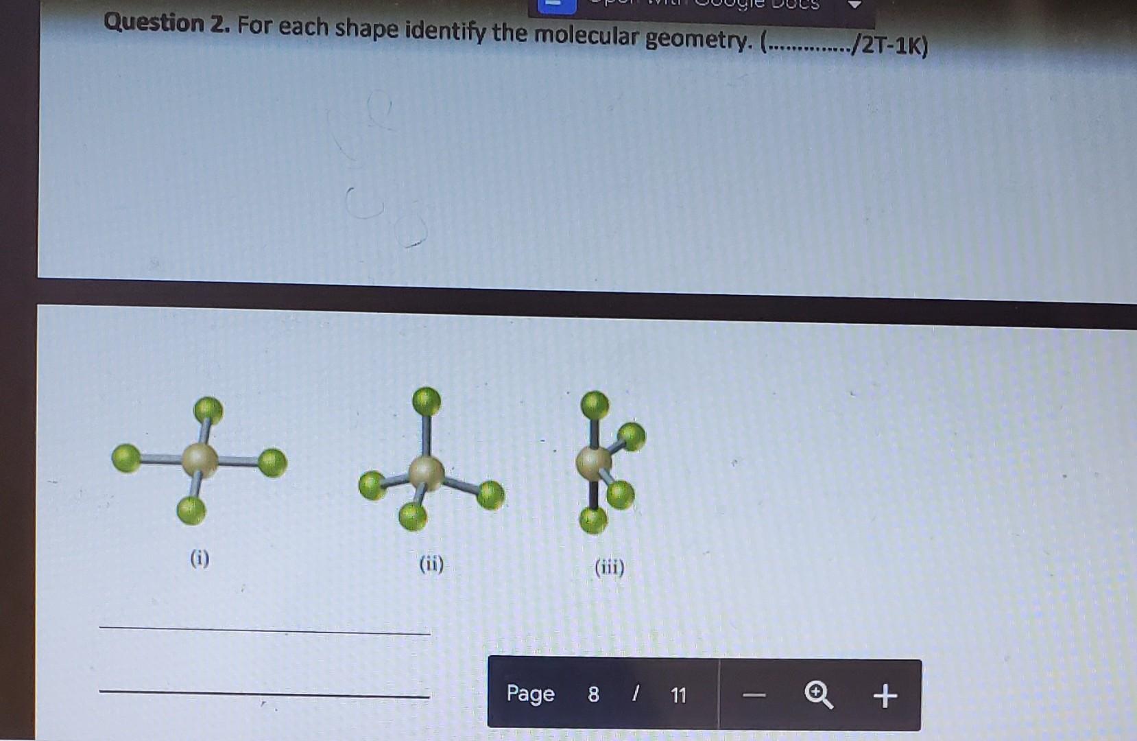 Table 1 Drawing Lewis Structures And Determining Electron Bonding Domains Begin Tabular L Hline Number Of Boa 5