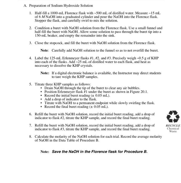 1 A Standard Nitric Acid Solution Is Prepared Using 0 425 G Of Sodium Carbonate Na2co3 Find The Molarity Of The Acid 5