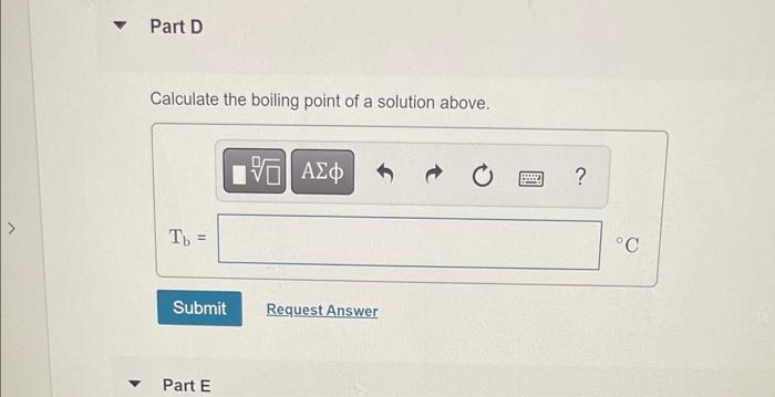Calculate The Freezing Point Of A Solution Containing 12 7 Gfecl3 In 175 G Water Calculate The Boiling Point Of A Solu 4