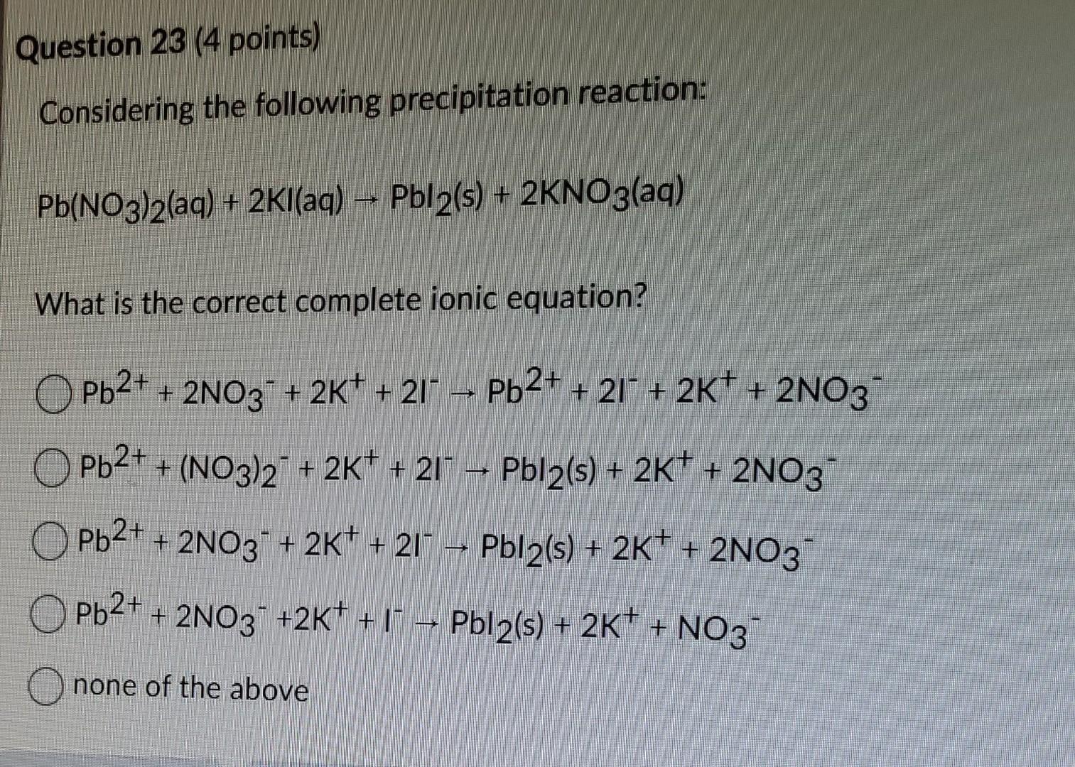 Question 16 4 Points What Type Of Chemical Reaction Is Illustrated In The Following Example So2 G O2 G So3 G De 8