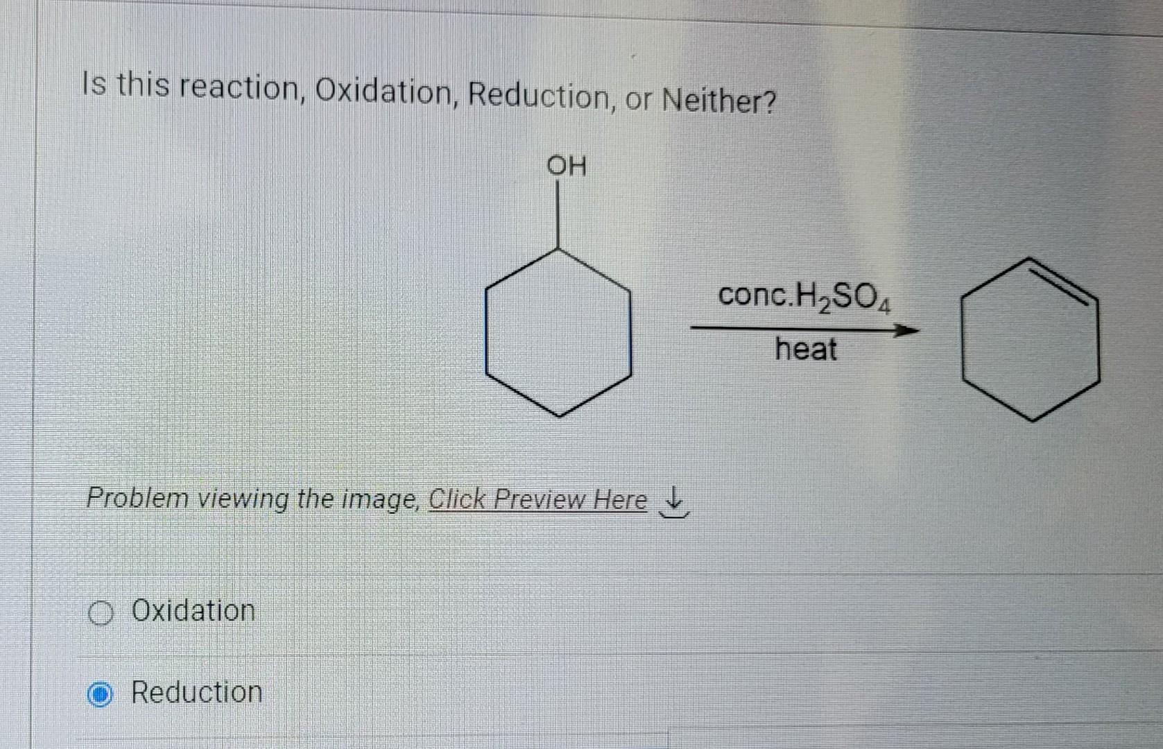 His Reaction Oxidation Reduction Or Neither Lem Viewing The Image Click Preview Here Oxidaton Reduction App Honor 2