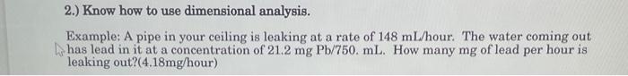 Can You Explain How We Got The Answer 4 18mg Hour 1