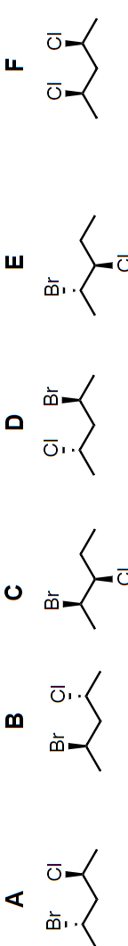 Given The Six Compounds Below A Through F Answer The Following Questions If There Are No Possible Selections That Fit 1