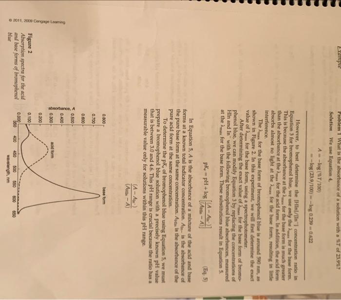 Figure 1 Molecular Strictiares Of Acid And Base Forms Of Bromophenot Mier Equation 2 Shows The Equilibrium Constant Ex 2