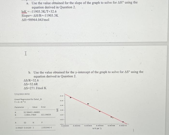 Data Table 1 Determination Of Kht Saturation Temperatures Mass Of Flask 120 88 G Mass Of Flask Kht 121 98 G Mass Of 4