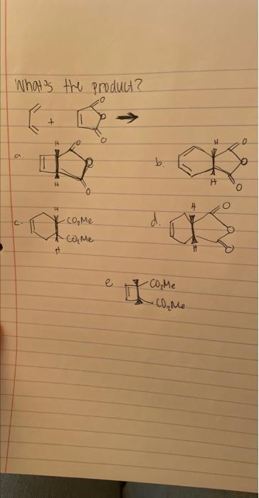 What S The Product B C E 7co2 Me 1