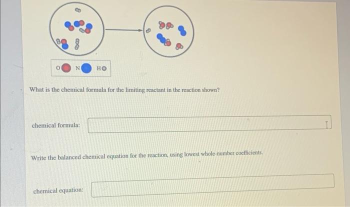 What Is The Chemical Formula For The Limiting Reactant In The Reaction Shown Chemical Formula Write The Balanced Chemi 1