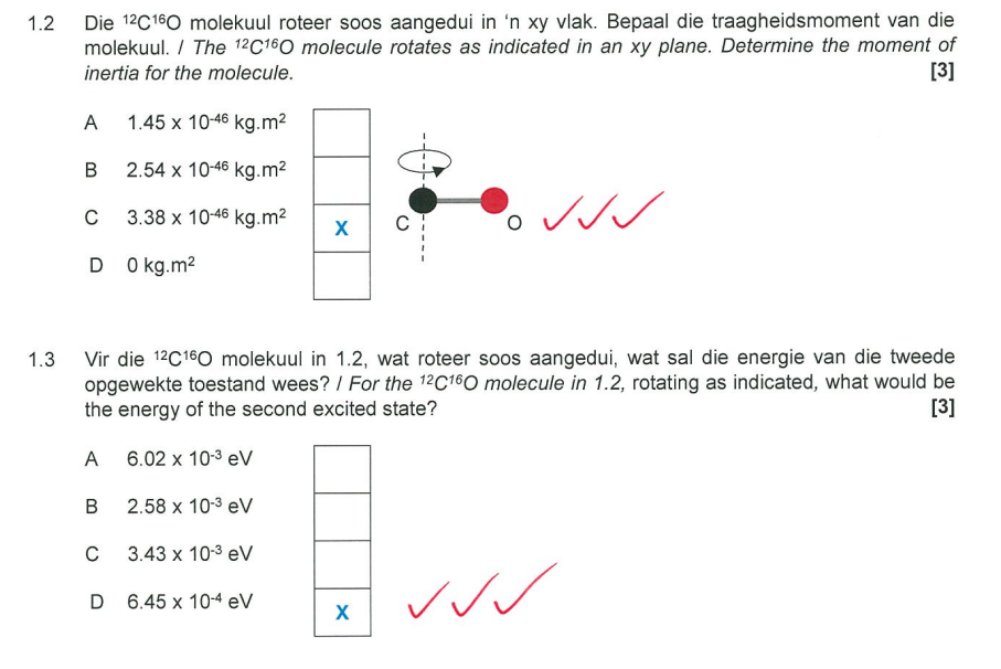 Would You Kindly Explain To Me Why In Question 1 3 The Correct Answer Is 6 45e 4ev 1