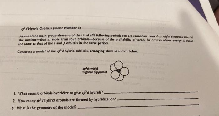 Exemple 5 Nh3 Experimentally It Is Determined That All N H Bonds Are Equivalent And All H N H Bond Angles Are 107 3 2