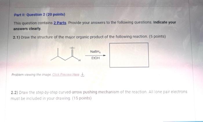 Part Ii Question 2 20 Points This Question Contains 2 Parts Provide Your Answers To The Following Questions Indicat 1