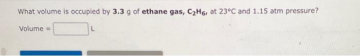 A 30 0 G Sample Of A Gas Occupies 12 0 L At 2 00 Atm And 273 K What Is The Molar Mass Of The Gas Molar Mass G Mol Wh 2