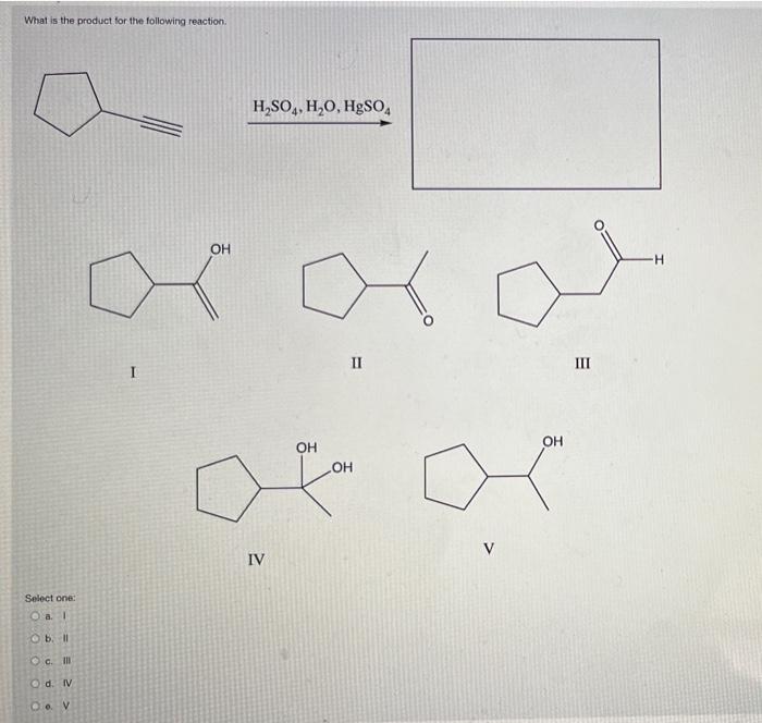 What Is The Prodisct For The Following Reaction 1
