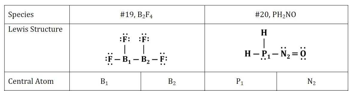 Draw The Molecular Geometry Of Each Central Atom 1