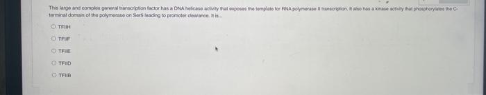 Infrinat Doetain Of The Polymotaso On Soib Lesding To Promoter Dowance X Is Tfiih Tfif Tfie Tfid Tfib 1