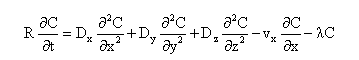 The Basis Of Many Fundamental Groundwater Transport Models Involves The Domenico Analytical Solution To The Following 1