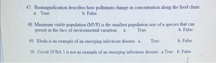 34 Fragmentation Causes An Increase In The Amount Of Edge Habitat A True B False 35 Habitat Corridors Decrease Gene 3