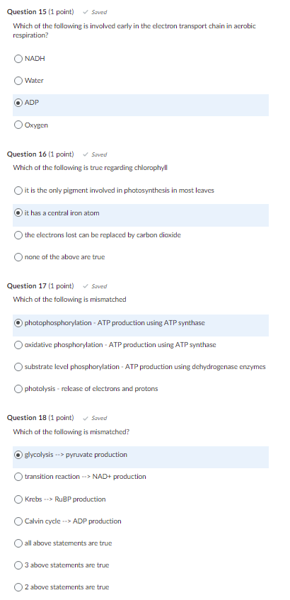 Are These Right If Not Please Specify The Right Answers 1