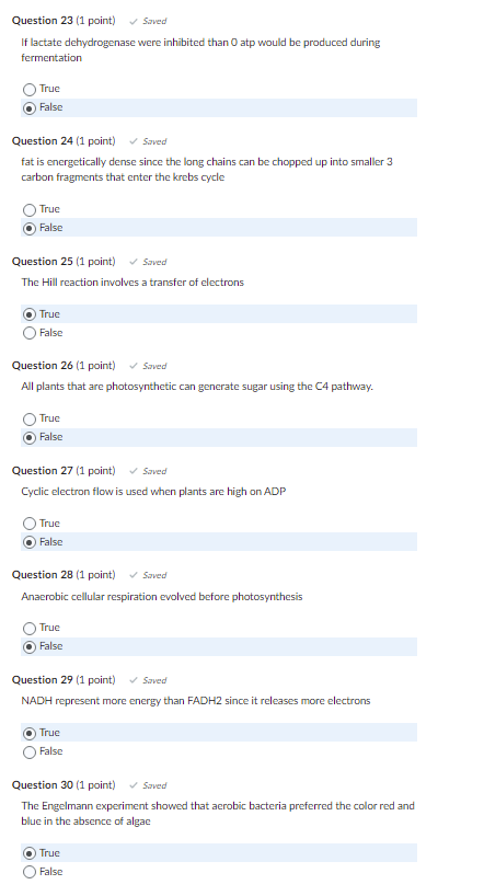 Are These Right If Not Specify The Right Answers 1