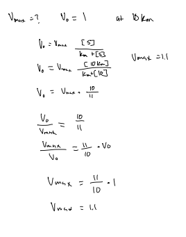 More Michaelis Menten For An Enzyme That Follows Simple Michaelismenten Kinetics What Is The Value Of Vmaxmax Vmax If 2