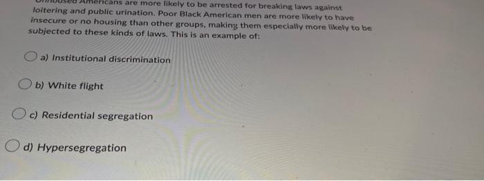 Loitering And Public Urination Poor Likely To Be Arrested For Breaking Laws Against Insecure Or No Houstng Than Insecur 1