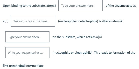 Q9 Below Is A Schematic Of A Serine Protease Active Site A Potential Substrate Use The Schematic The Numbered At 3