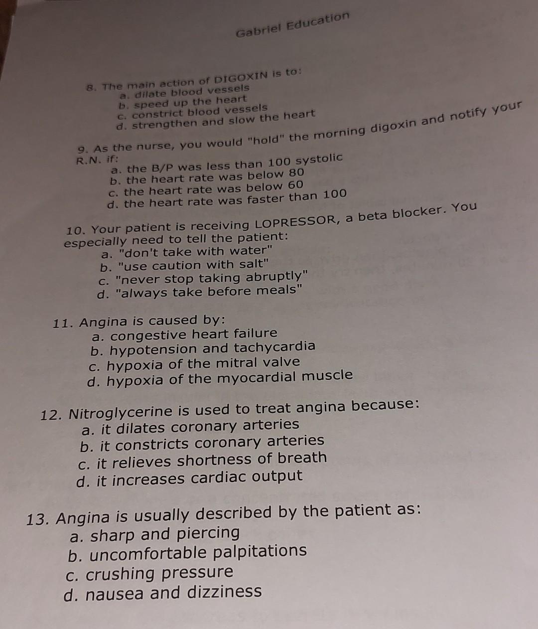 Lesson Five Exercises Endocrine Exercise 1 Diabetes Quiz From A Patient Education Tool 1 Polyuria Is A Symptom Of 3