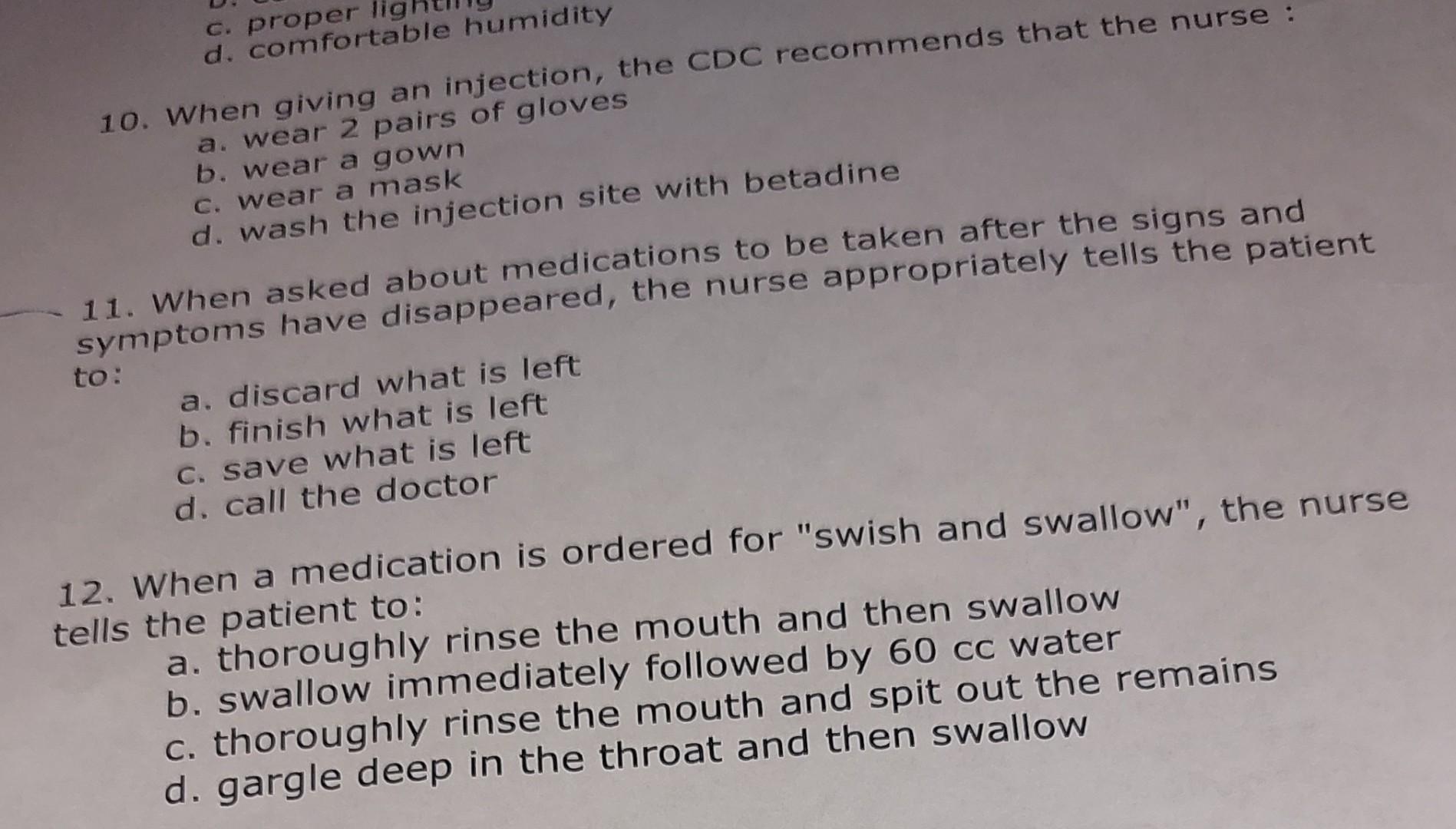 Exercise 8 Nclex Practice Questions 1 In Assessing The Client S Response To Narcotics The Nurse Understands That Mor 4