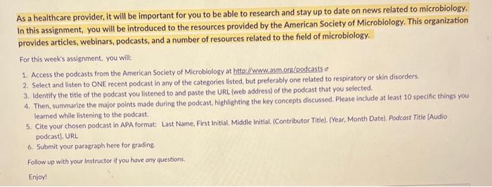 As A Healthcare Provider It Will Be Important For You To Be Able To Research And Stay Up To Date On News Related To Mic 1