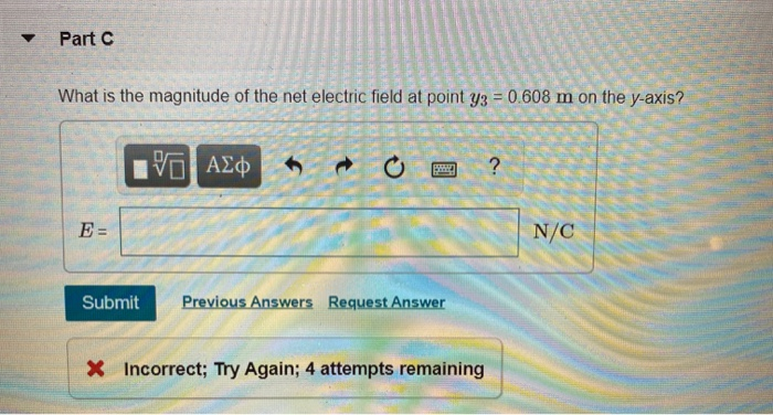 A Very Long Uniform Line Of Charge Has Charge Per Unit Length 4 90 Uc M And Lies Along The X Axis A Second Long Uniform 2