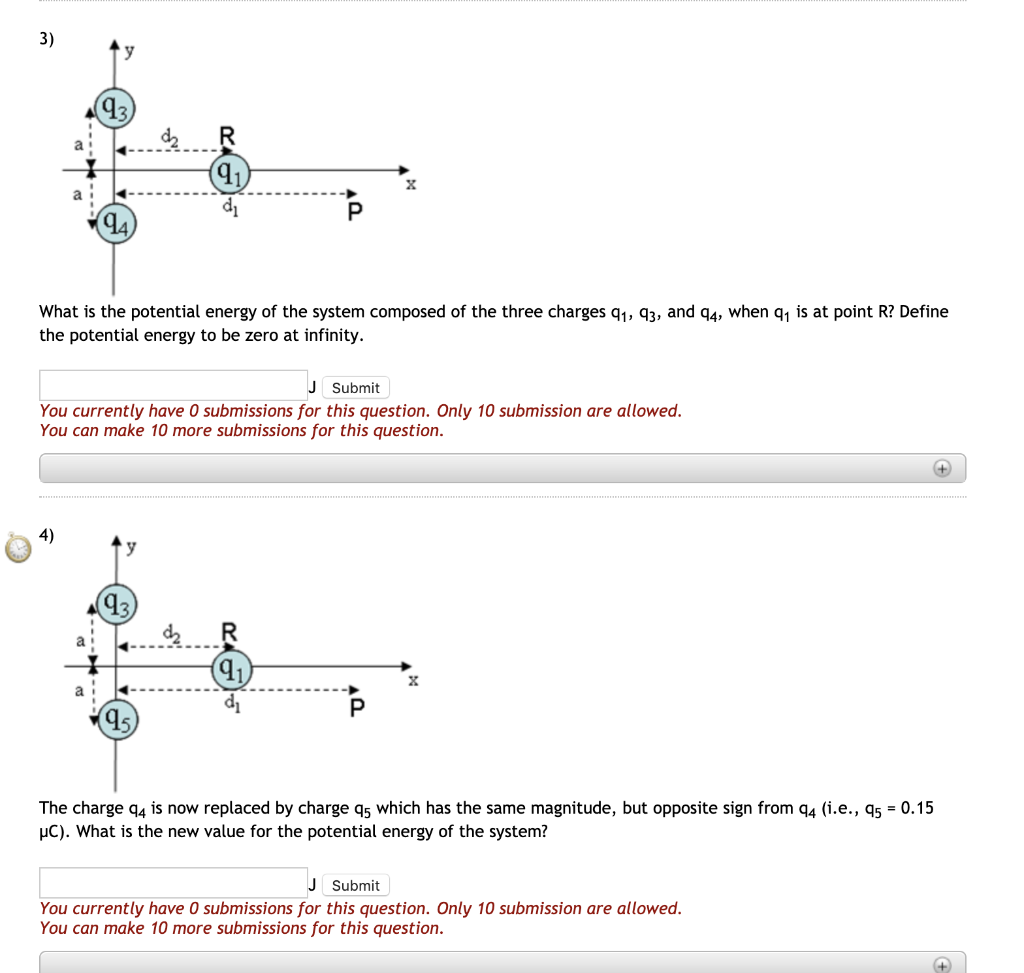 A Point Charge 42 0 3 Uc Is Fixed At The Origin Of A Co Ordinate System As Shown Another Point Charge 41 0 9 Uc Is 2