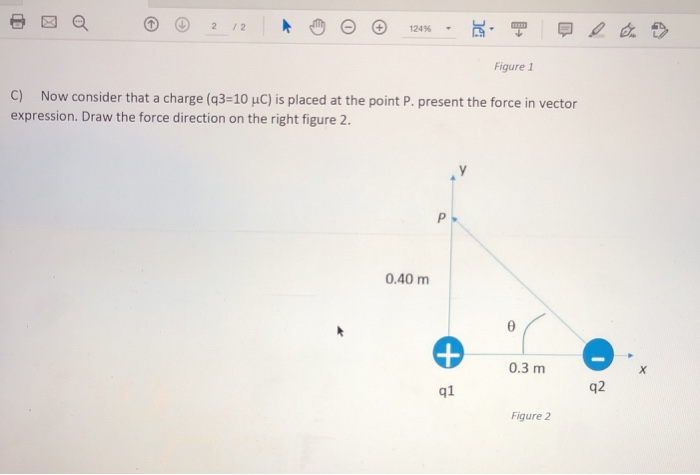 Bols 01 Set1 1 Pdf 3 A Positive Charge Q1 4 00 Uc Is Located At The Origin And A Negative Charge Q2 3c Is Located At 3