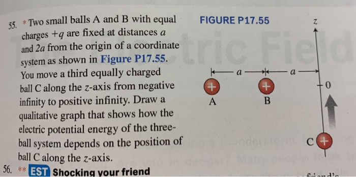 26 A An Object With Charge 3 0 X 10 C Is Moved To Po Sition C From Infinity Figure P17 26 91 92 93 10 2