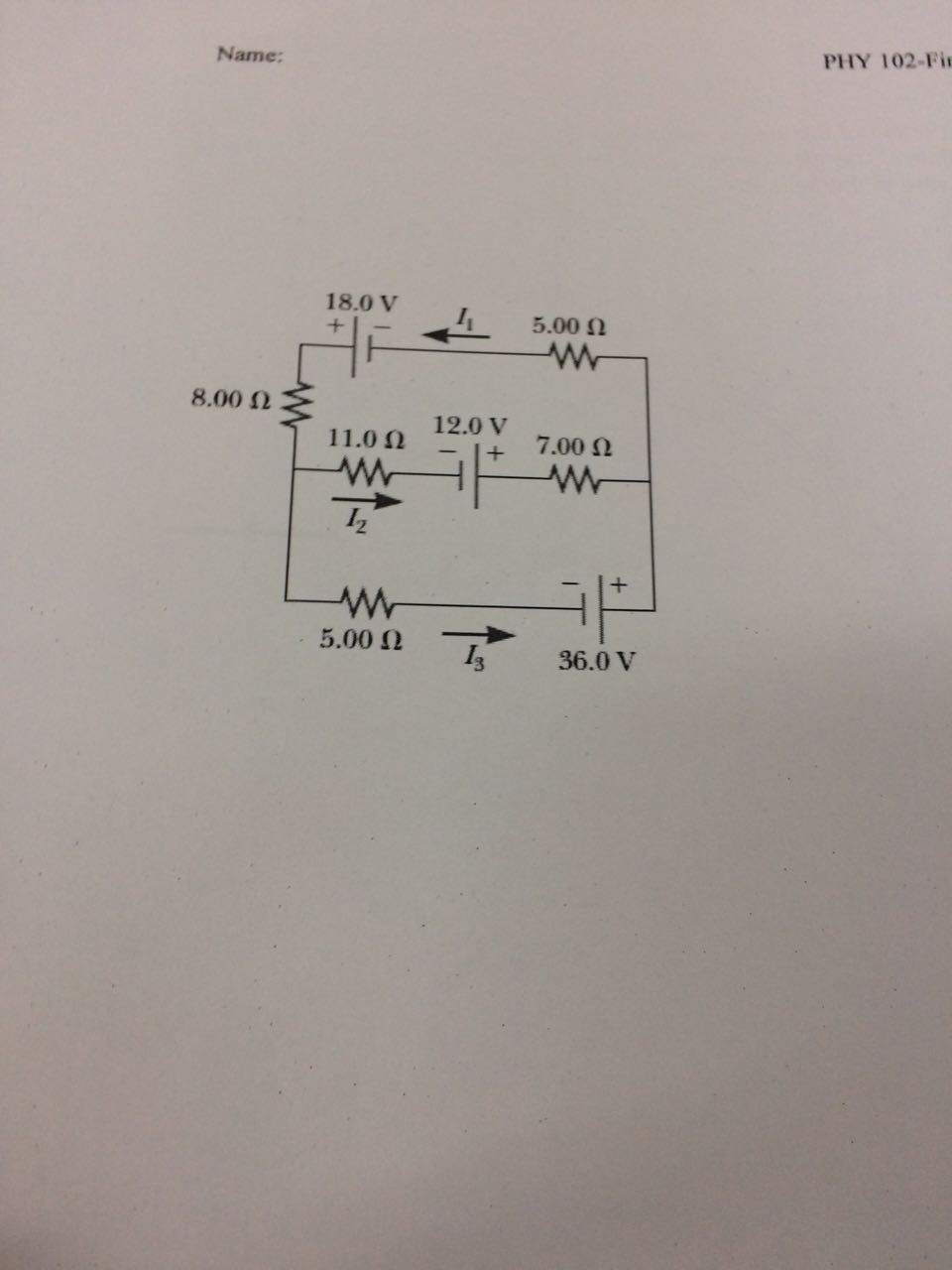 Determine I1 And I2 And I3 1