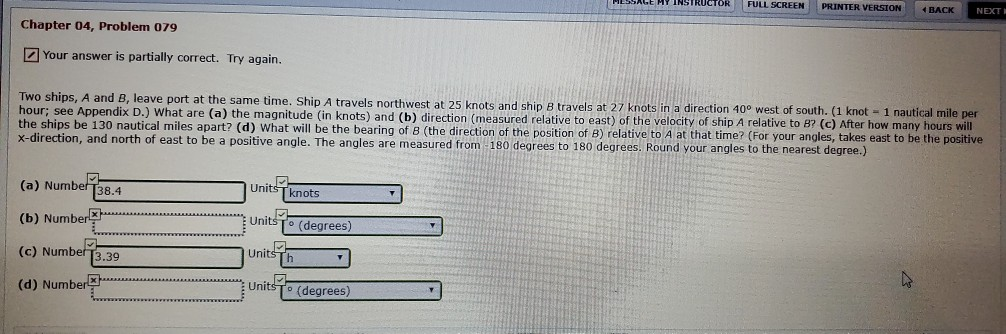 Ul I Ruliur Full Leerprinter Version Back Nox Chapter 04 Problem 079 Your Answer Is Partially Correct Try Again Two S 1