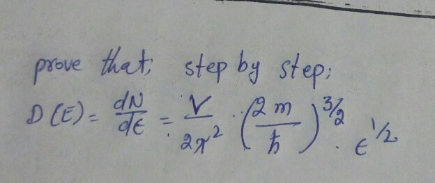 Prove That D E N Step By Step 2m 3 2g2 7 1