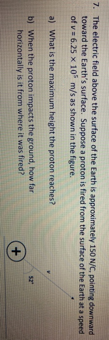 7 The Electric Field Above The Surface Of The Earth Is Approximately 150 N C Pointing Downward Toward The Earth S Surf 1