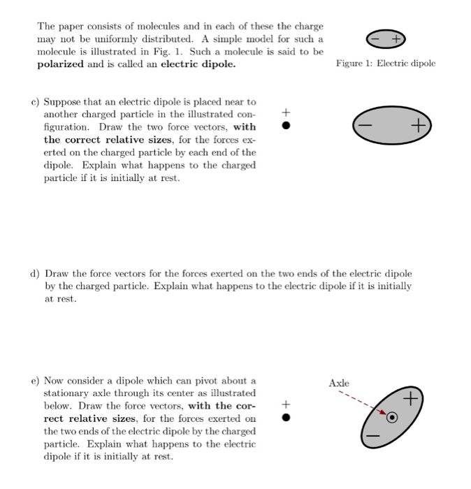 The Paper Consists Of Molecules And In Each Of These The Charge May Not Be Uniformly Distributed A Simple Model For S 1
