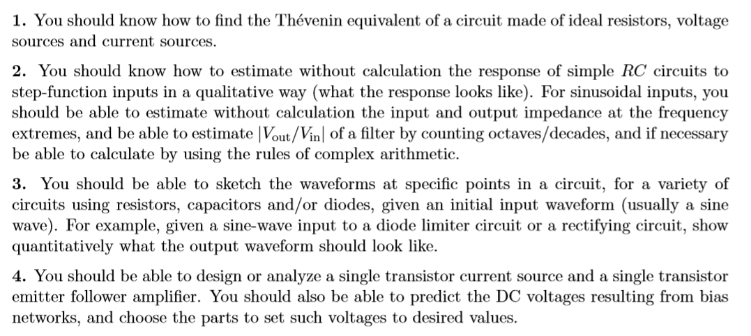 1 You Should Know How To Find The Thevenin Equivalent Of A Circuit Made Of Ideal Resistors Voltage Sources And Current 1