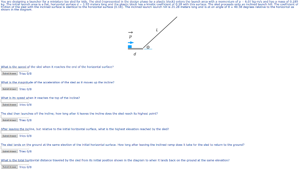 You Are Designing A Launcher For A Miniature Toy Sled For Kids The Sled Represented In The Design Phase By A Plastic B 1