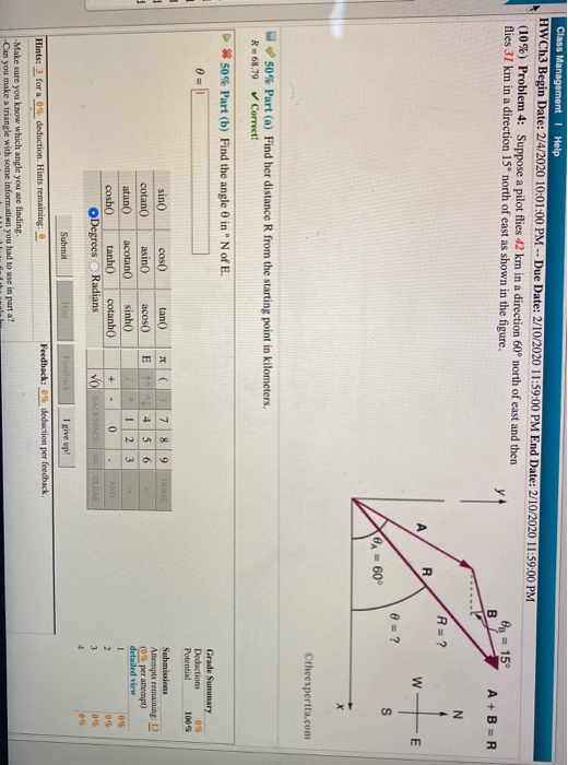 Class Management Help Hwch3 Begin Date 2 4 2020 10 01 00 Pm Due Date 2 10 2020 11 59 00 Pm End Date 2 10 2020 11 1