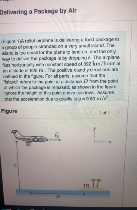 Cp Delivering A Package By Air Figure 1 A Relief Airplane Is Delivering A Food Package To A Group Of People Stranded O 1