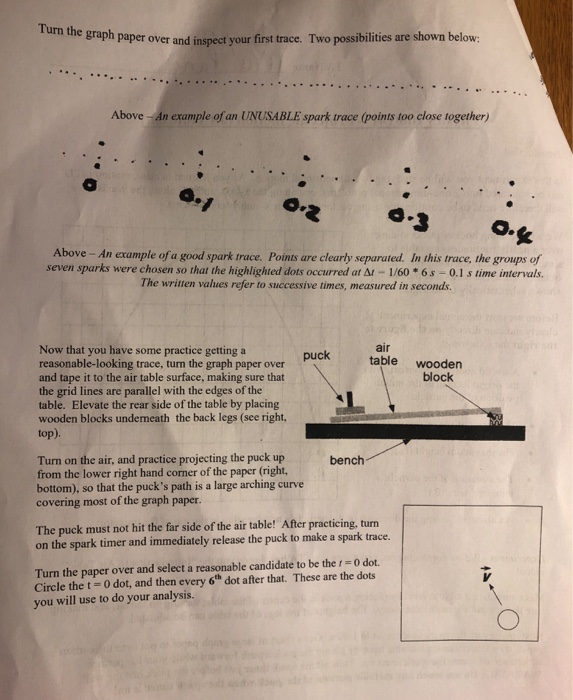 Physics 106 141 Projectile Motion Air Table Lab Introduction In This Experiment You Will Be Studying Two Dimensional 2